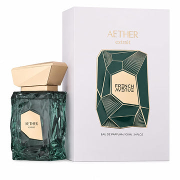 Fragrance World French Avenue Aether Extrait de 3.40 Ounce / 100 ml for Unisex – Free USA Shipping, 3-5 Day Delivery