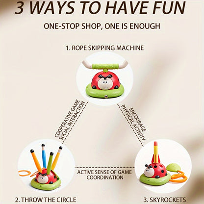 3-in-1 Ladybug Motor Exercise Machine