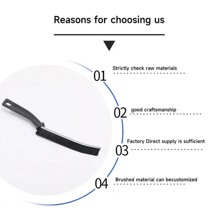 Hard Bristled Crevice Cleaning Brush - Buy 1 Get 1 Free