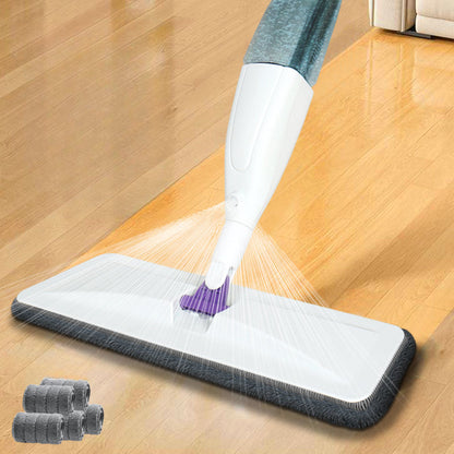 Multifunctional Microfiber Spray Mop with 1/5 Reusable Pads