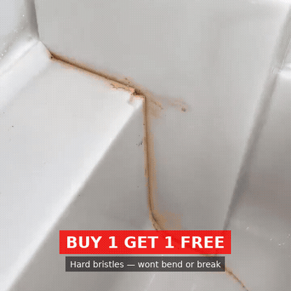 Hard Bristled Crevice Cleaning Brush - Buy 1 Get 1 Free